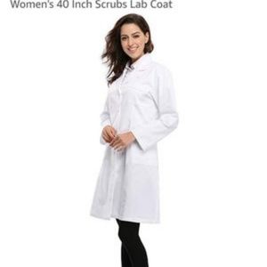 Brand new women's 40 inch scrubs lab coat XXL